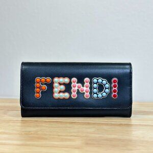 Fendi Multicolor Logo WOC Shoulder Bag Crossbody